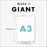 Make Card GIANT Size (A3) - 1 card
