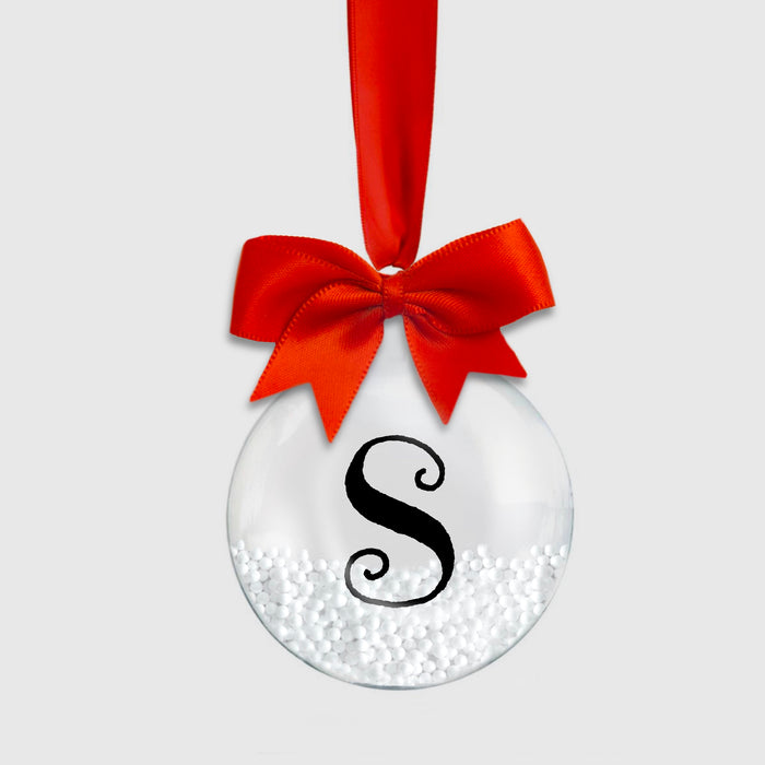 Name Initial Bauble
