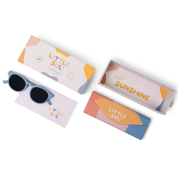 Sydney - Black Mirrored Kids Sunglasses