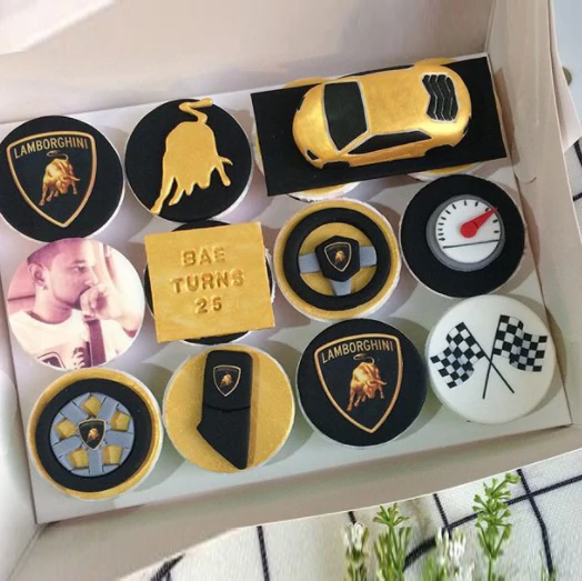 Lamborghini Cupcakes