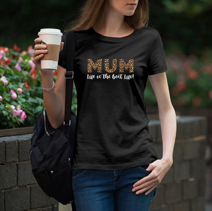 Leopard Design Mum Shirt