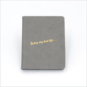 Passport Holder - Living My Best Life - Grey