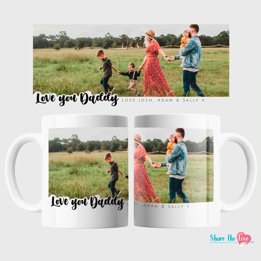 Love You Daddy Personalised Mug
