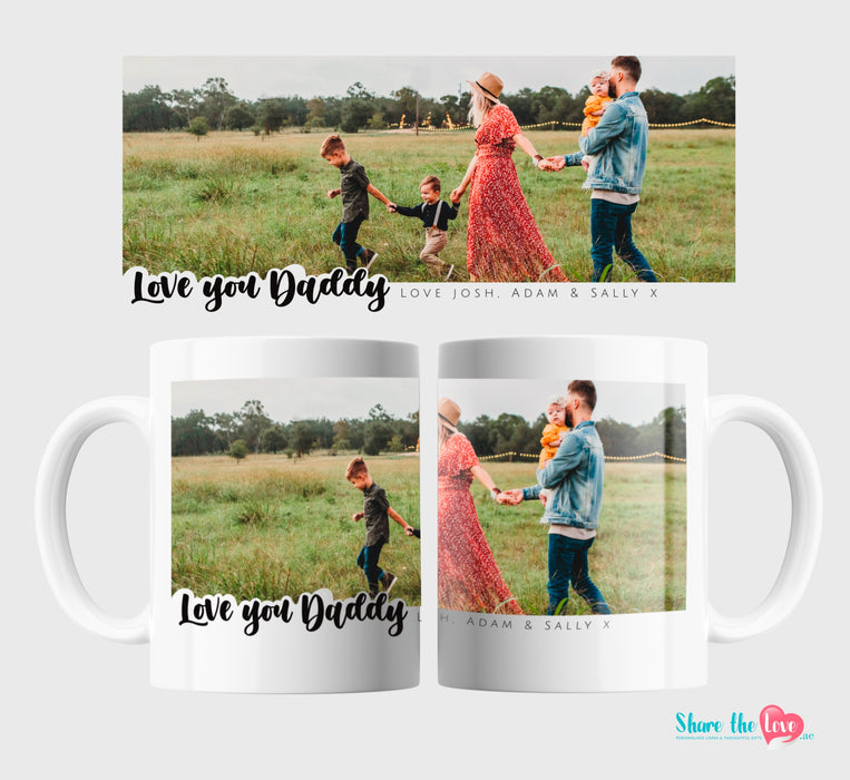 Love You Daddy Personalised Mug