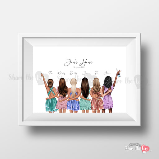 Girls Night Out Personalised Frame