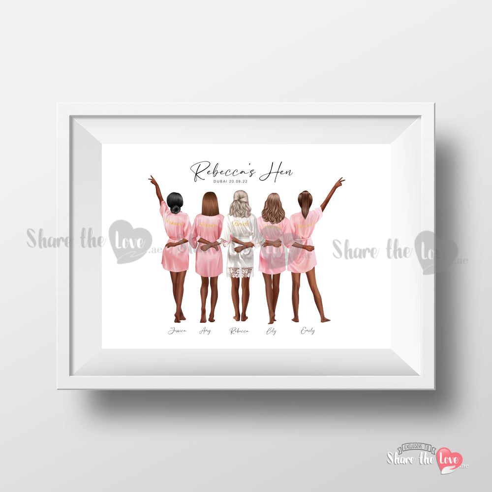 Girls Night In Personalised Frame