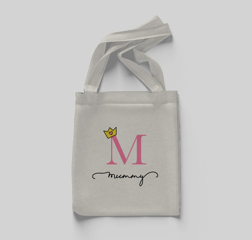 Mother's Day Tote Bag Pink Text