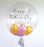 Orange & Purple Bubble - Personalised Balloon