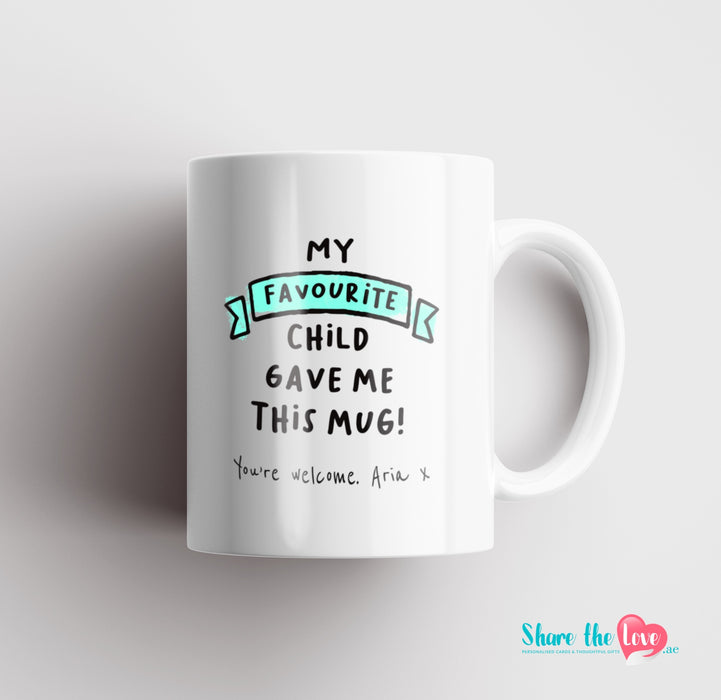 Favorite child coffee best sale mug