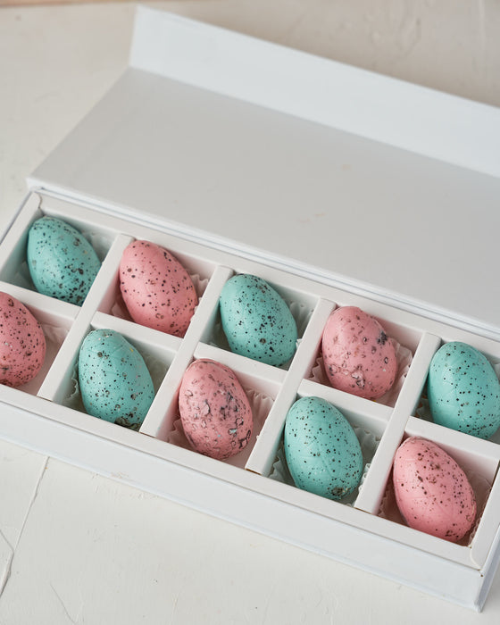 10 Pink and Blue Easter Eggs