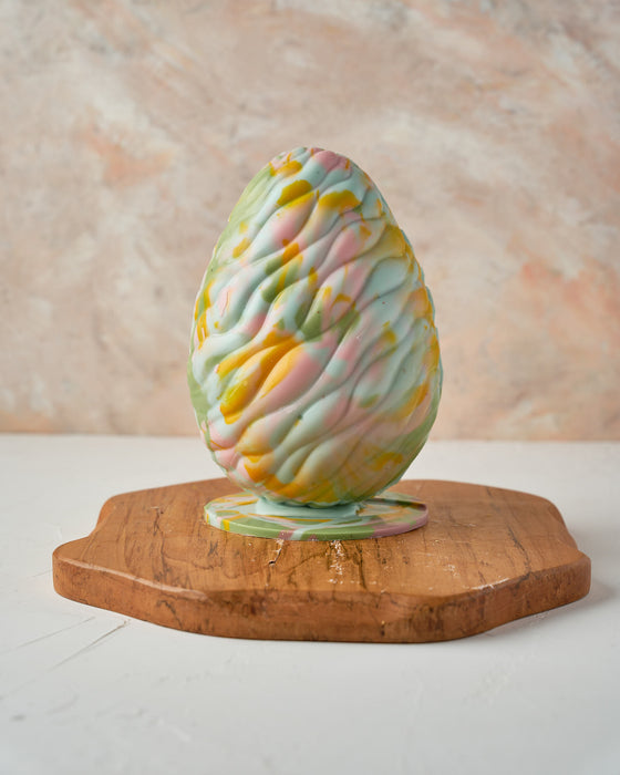 Blue Marble Effect Easter Egg