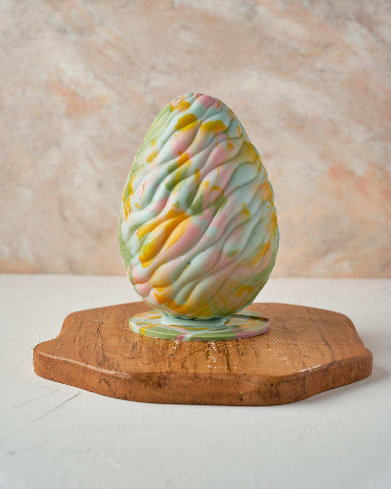Blue Marble Effect Easter Egg