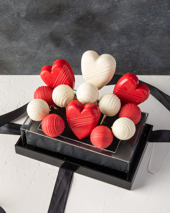 Heart pops and Truffles