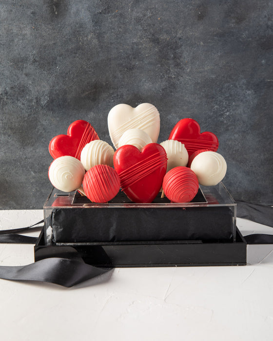 Heart pops and Truffles