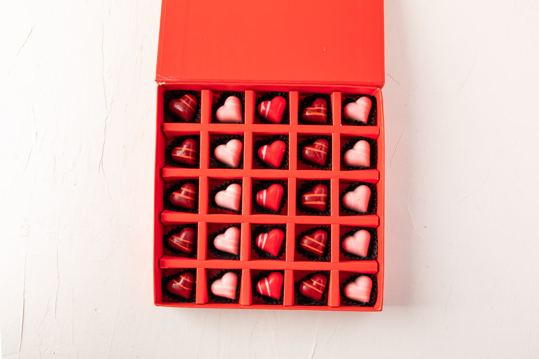 25pc Assorted Hearts