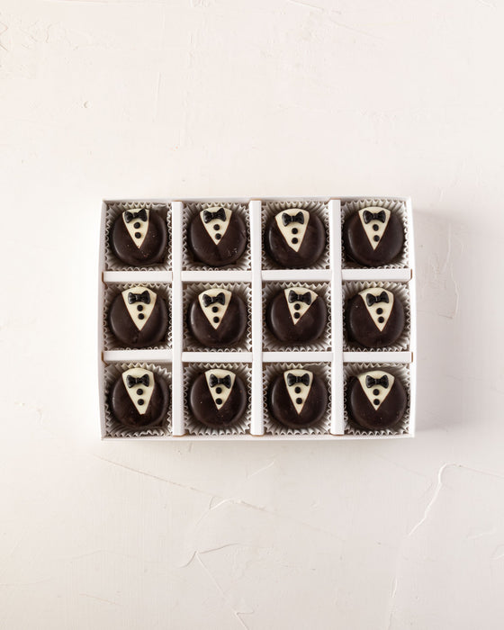 Suit up Chocolate Covered Oreos