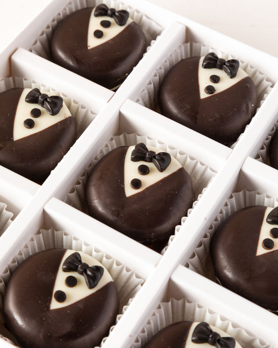 Suit up Chocolate Covered Oreos