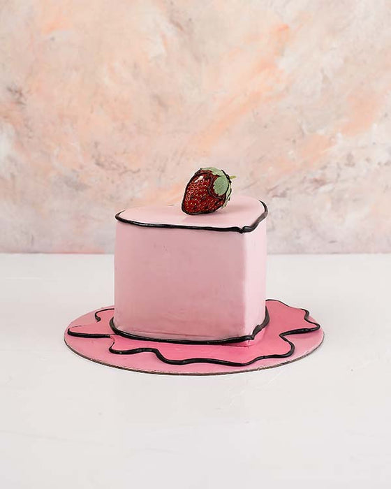 1kg Heart Cartoon Cake