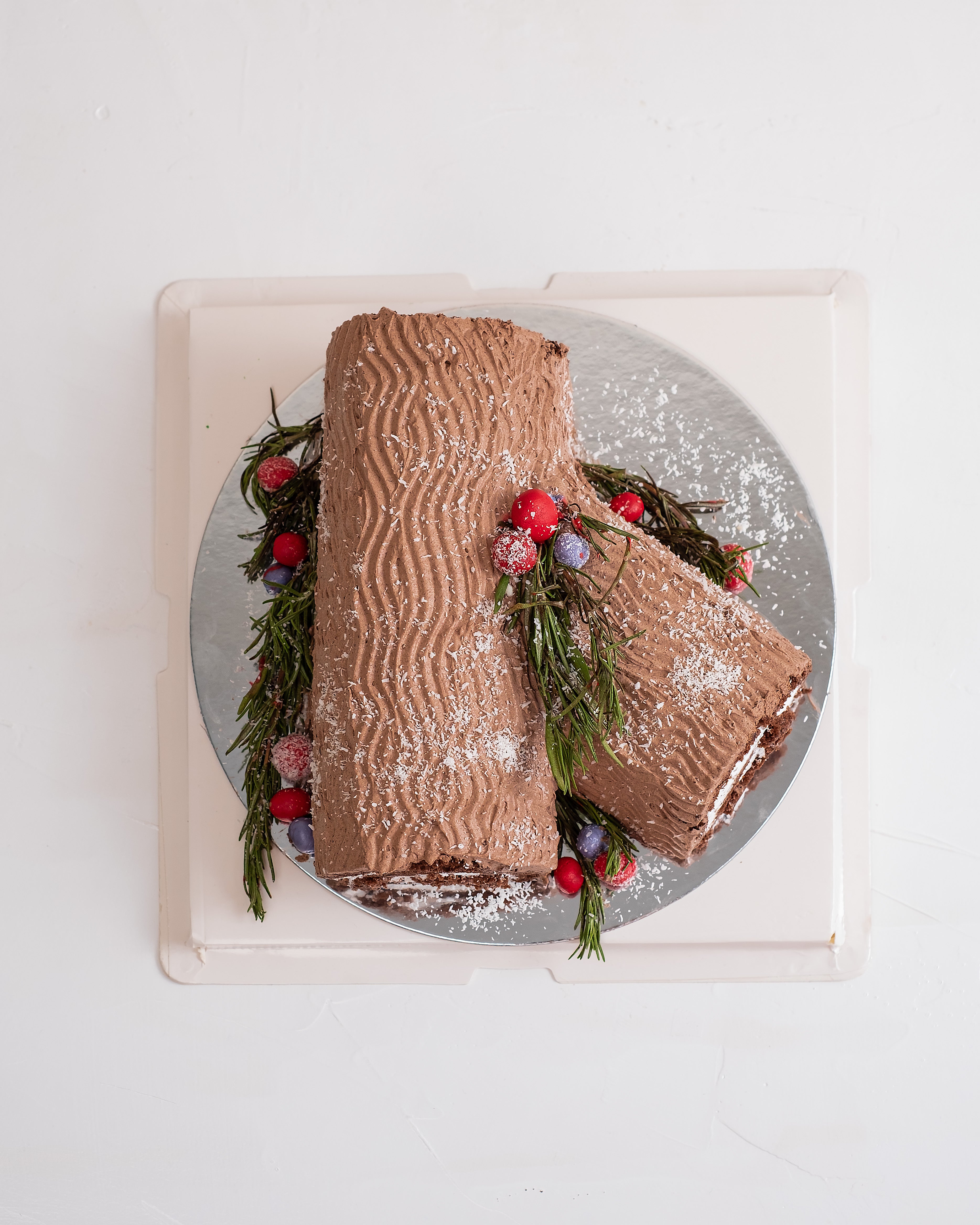 Yule Log Cake