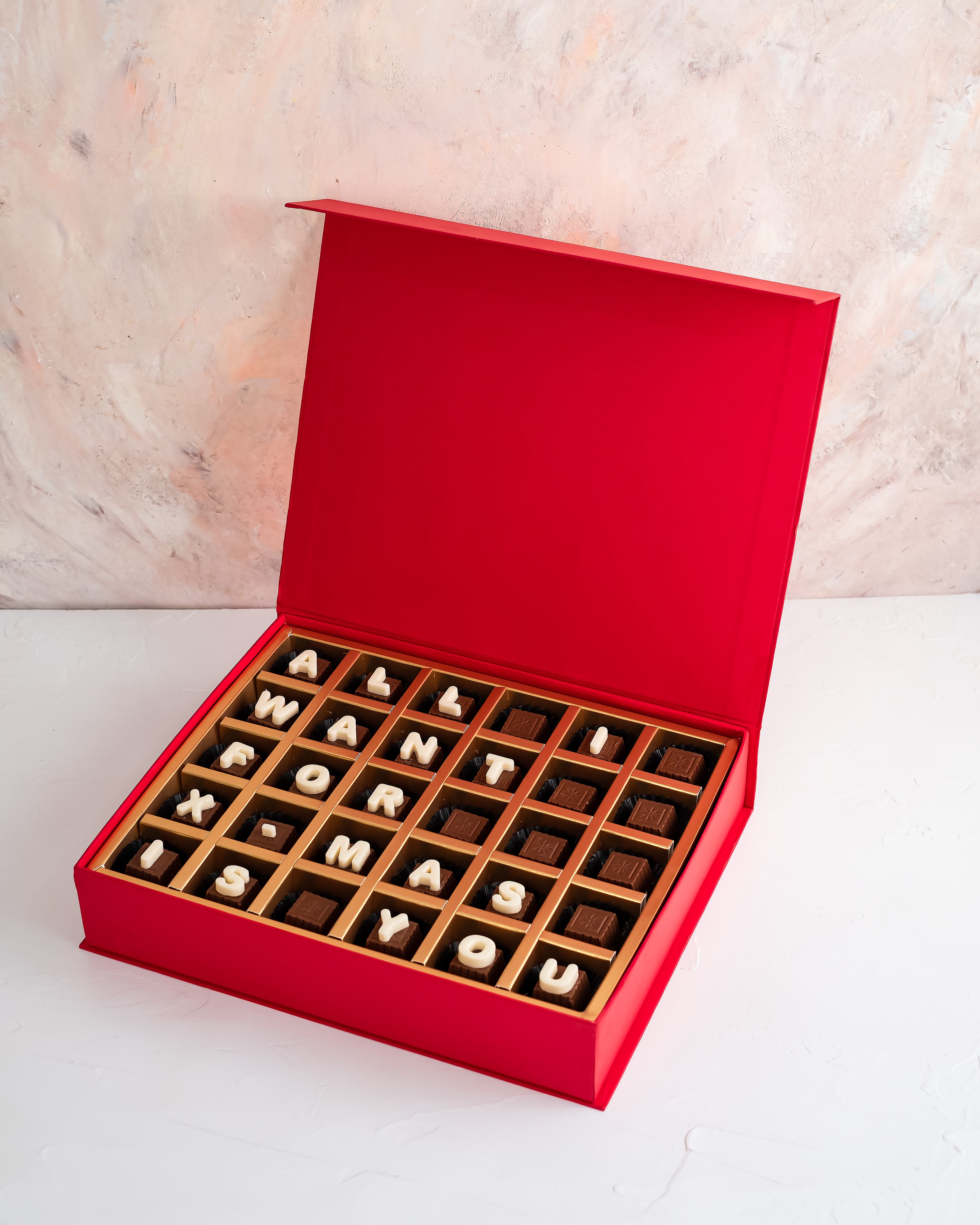 30pcs XMAS Customizable CHOCOLATE BOX