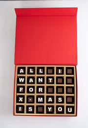 30pcs XMAS Customizable CHOCOLATE BOX