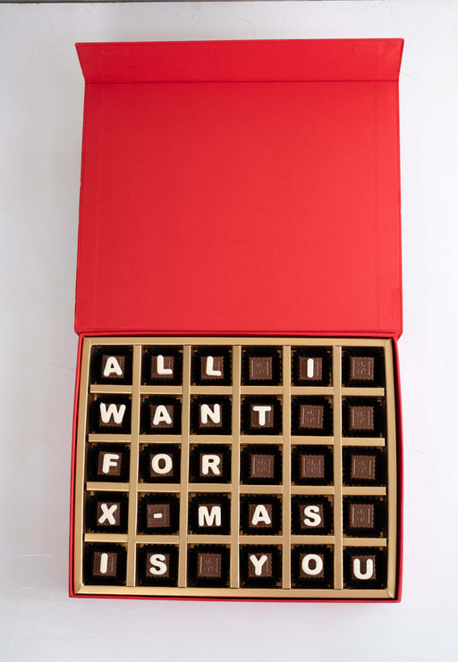 30PCS XMAS Customizable CHOCOLATE BOX