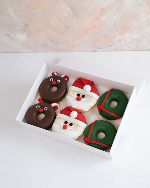 Santa and Reindeer Donuts