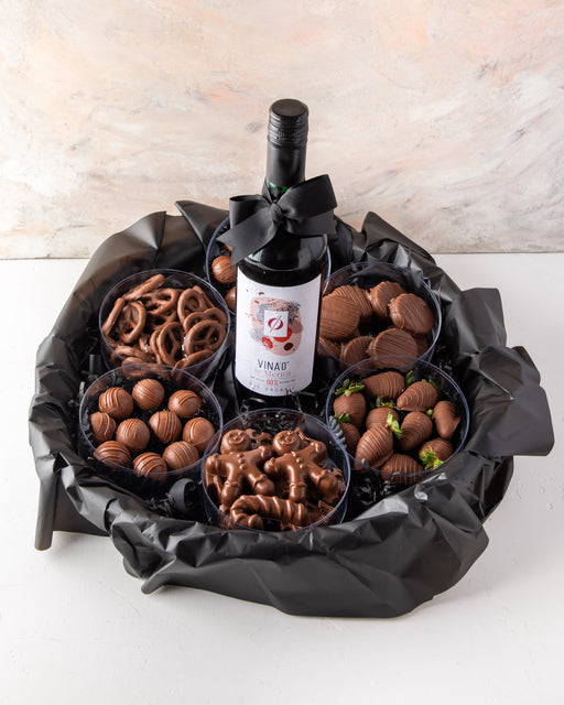 Assorted Hamper with Non Alcoholic Wine