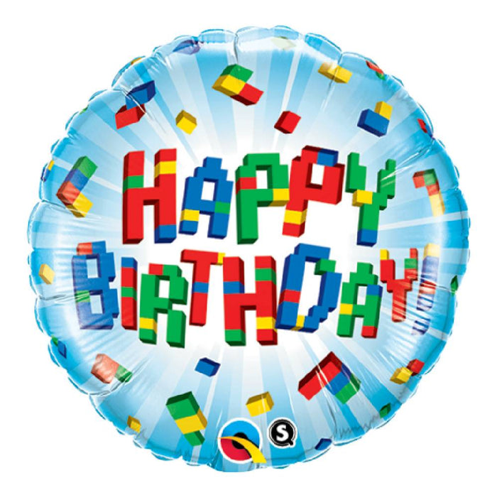 Tetris Happy Birthday Helium Balloon