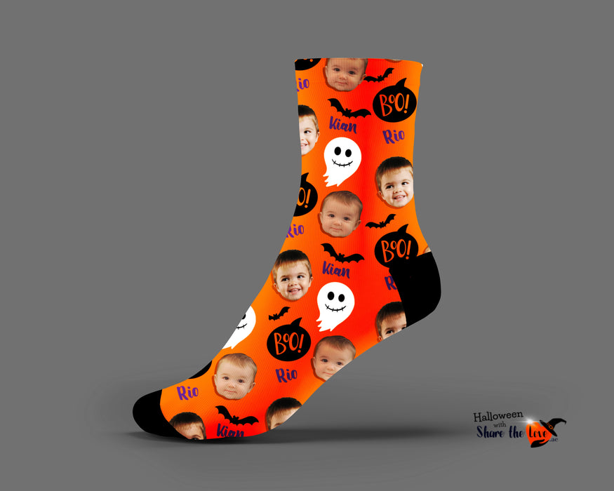 Halloween Face Socks