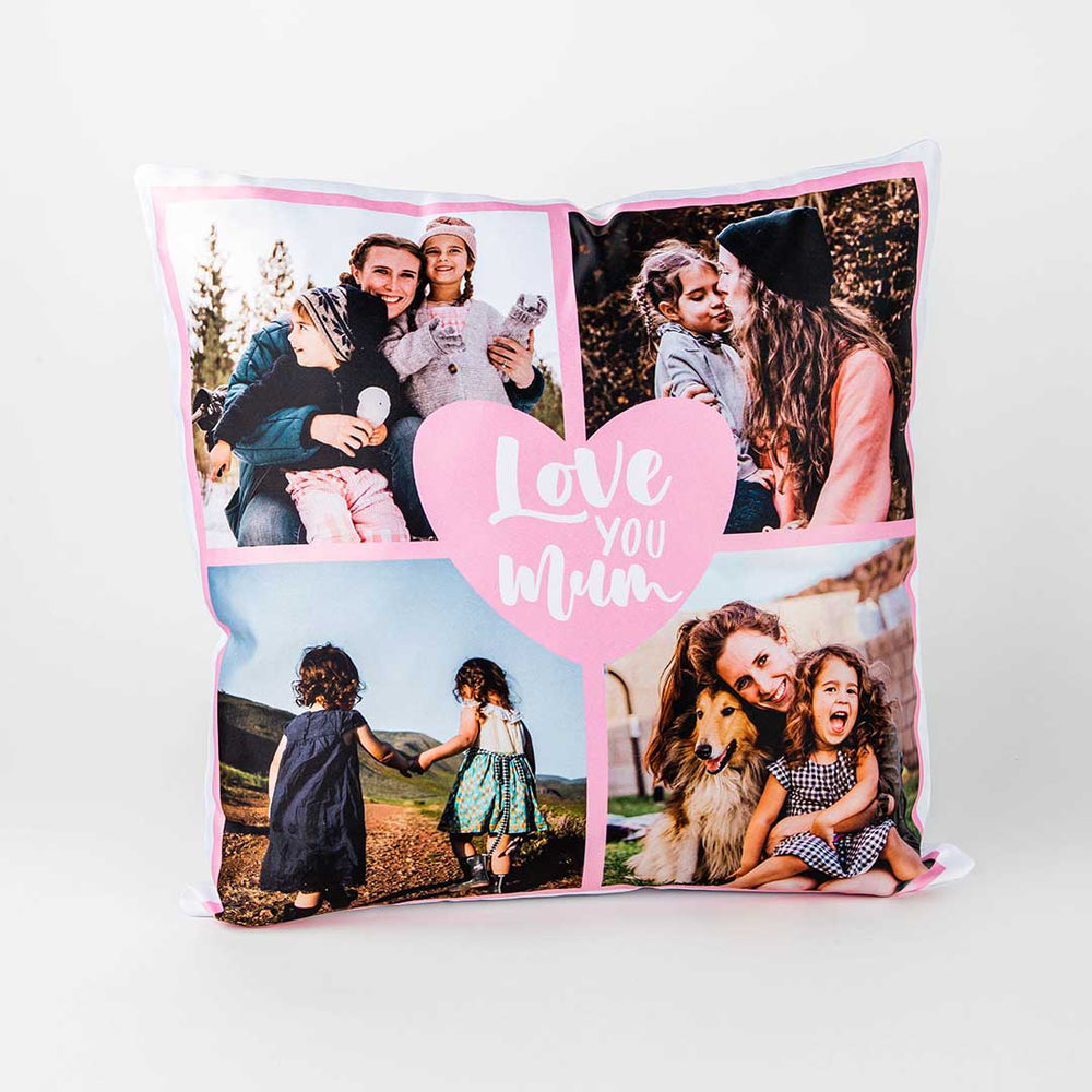 Personalised 4 Photo Cushion