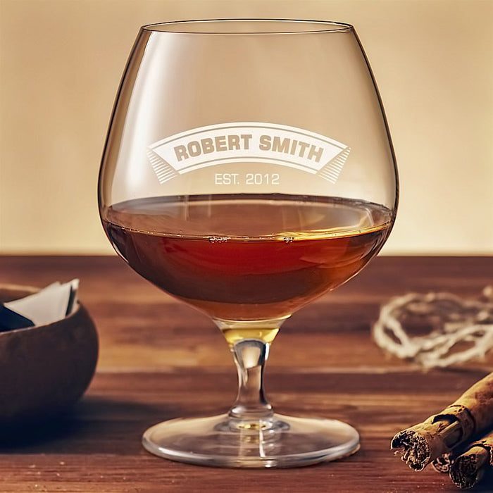 Personalised Cognac Glass