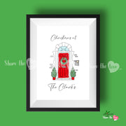 Personalised Festive Door Frame