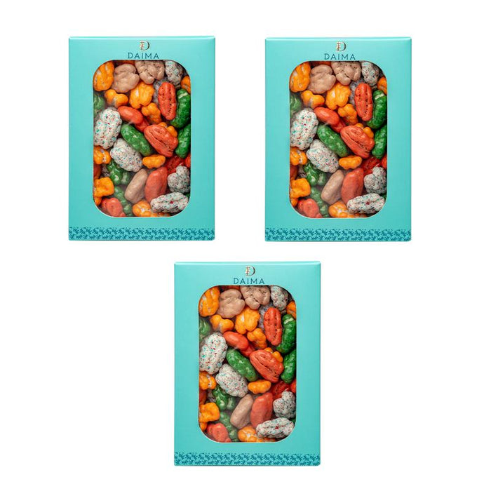 Pre Packed Dragee Pecan Assorted Flavors 3Pcs