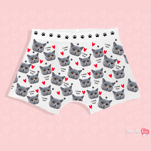"Pussy Cat"  Personalised Mens Boxers