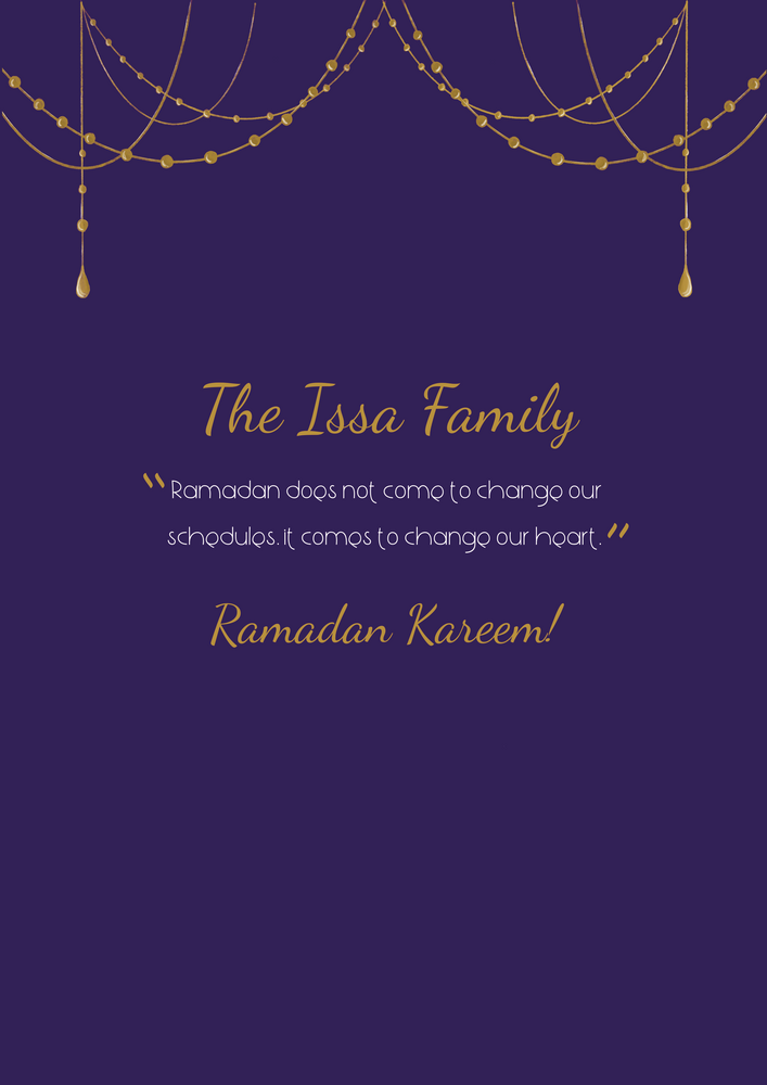 Ramadan Greeting Card