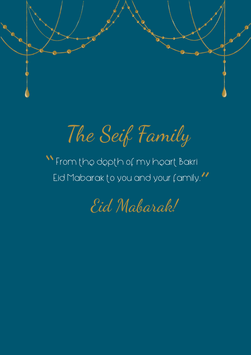 Eid Greeting Card