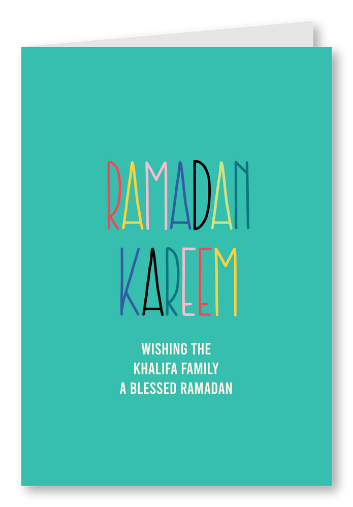 Ramadan Greeting Card