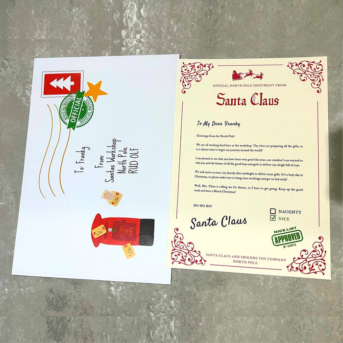 A4 Personalised Santa Letter