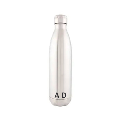 Personalised Insulated Water Bottle - Silver 1000ml