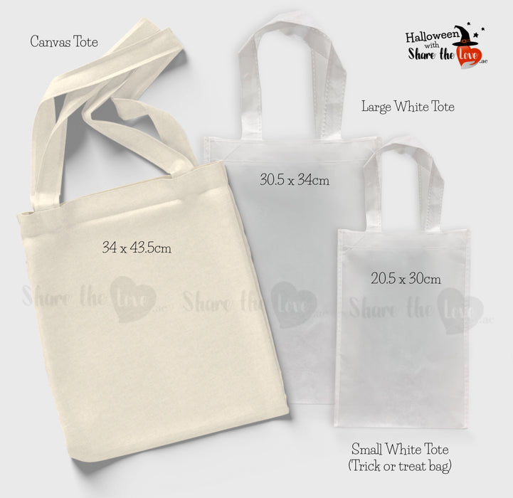 Halloween Characters Canvass Bag