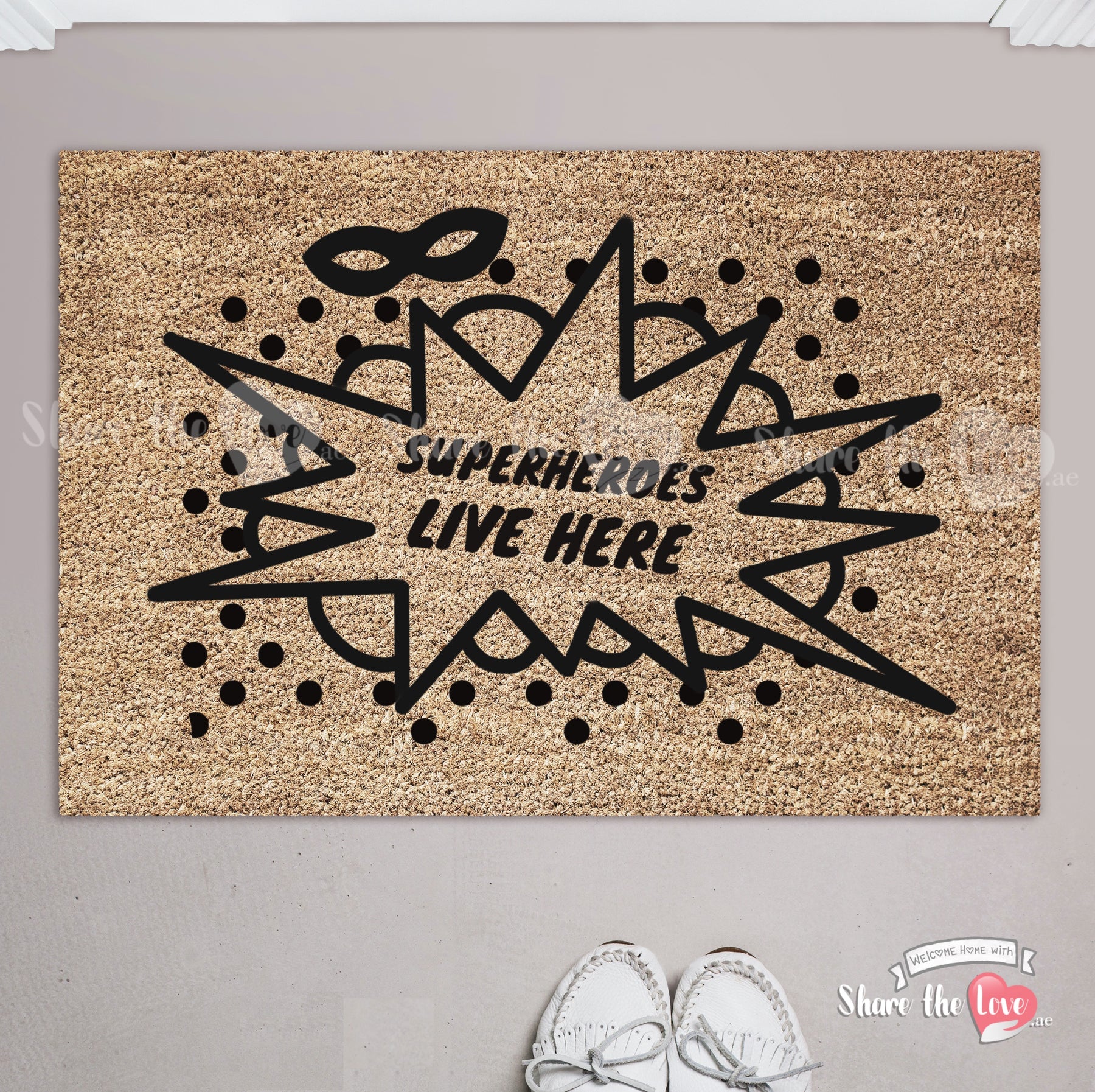 Superheroes Doormat