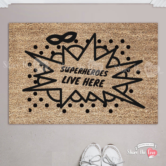 Superheroes Doormat