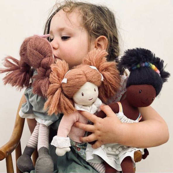Marty Floral Rag Doll