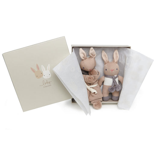 Baby Threads Taupe Bunny Gift Set