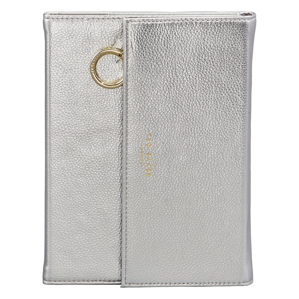 Notebook with Pencil Case, Silver