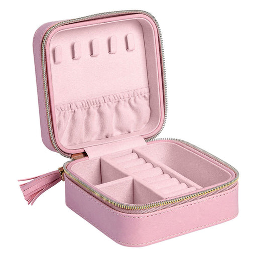 Mini Jewelry Case - Metallic Pink