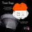 Hallooween Sweets Bag with Personalised Topper