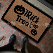 Trick Or Treat Doormat