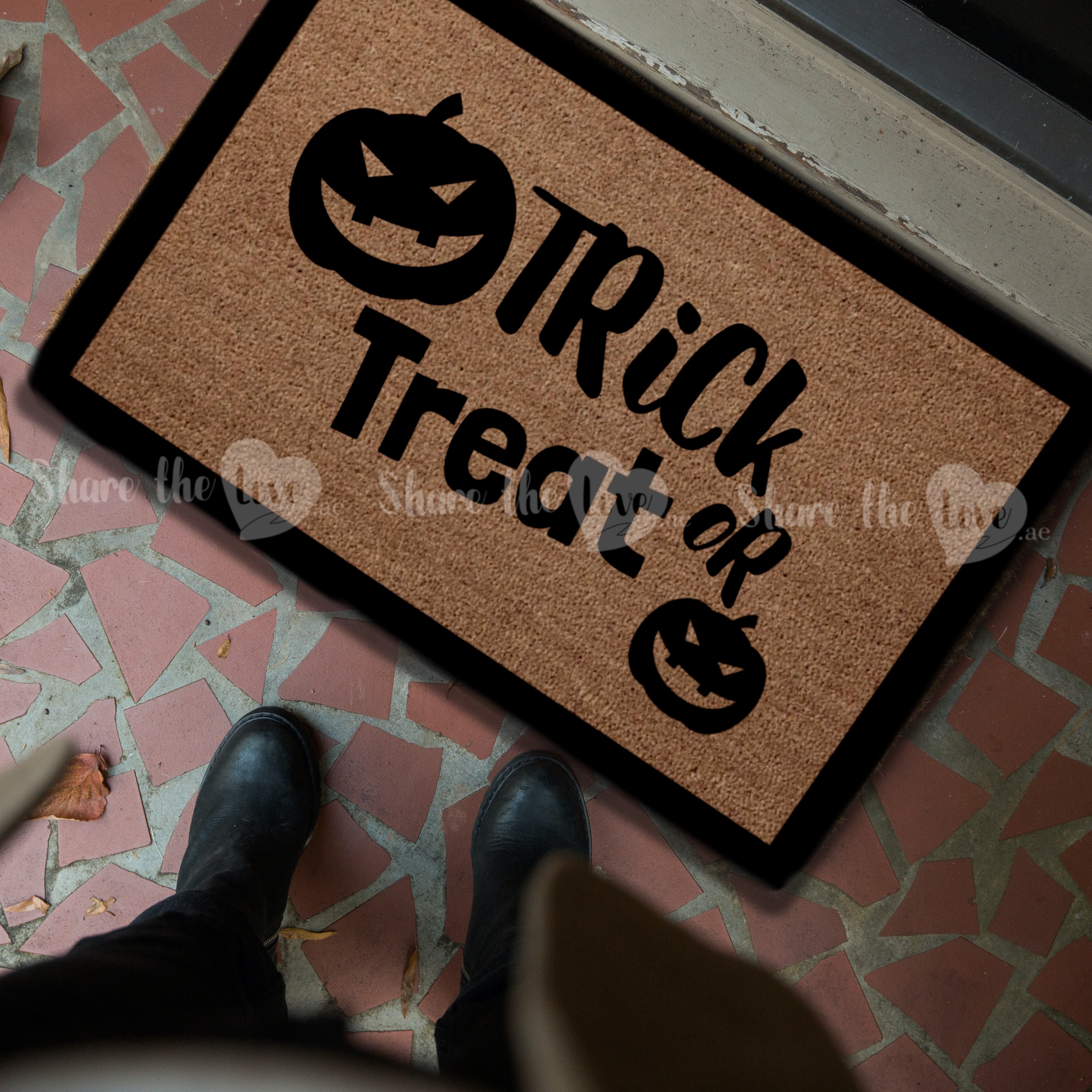 Trick Or Treat Doormat